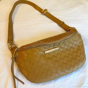 Poppy and Peonies Belt Bag - Sidekick Woven Camel